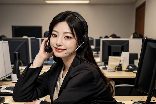 服务业女性客服人物肖像摄影图 捕捉专业与温度并存的服务瞬间